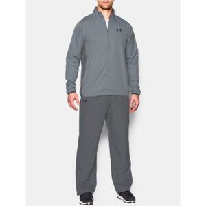 UNDER ARMOUR Mens Sz XL Full Zip Gray Athletic Lightweight Jacket Front Pockets